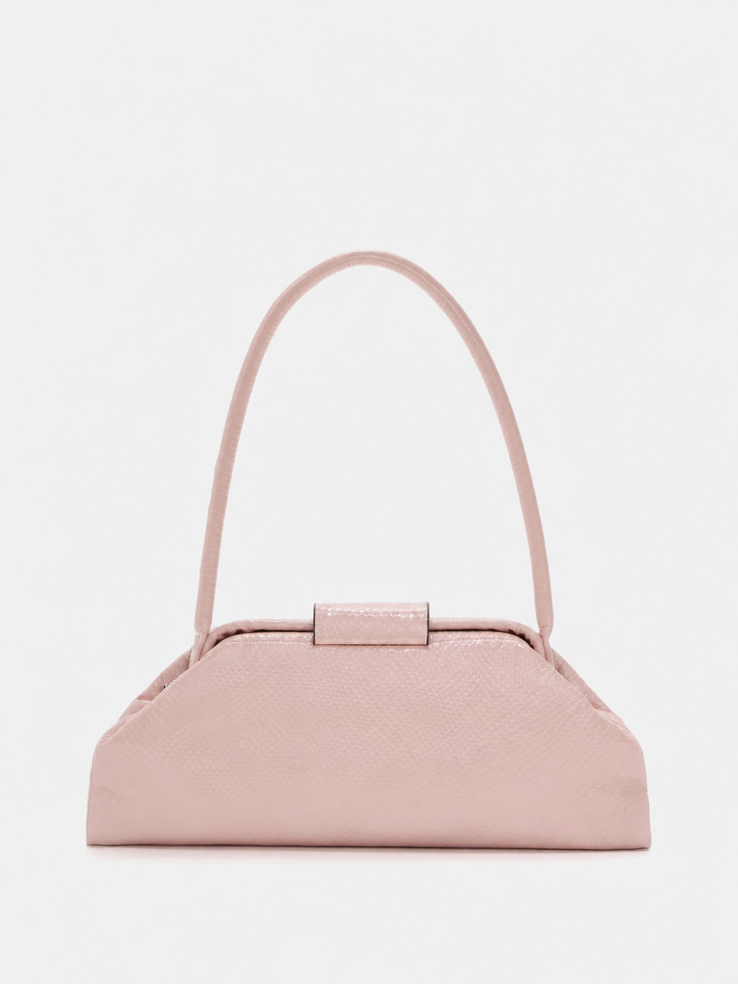 The Longline Baguette · Blush Pink Snake