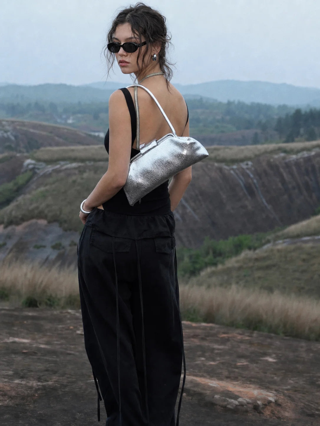 The Ring Baguette · Silver Snake