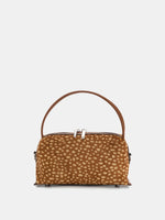 Fawn-spotted hair-on Cadence Box Bag front view