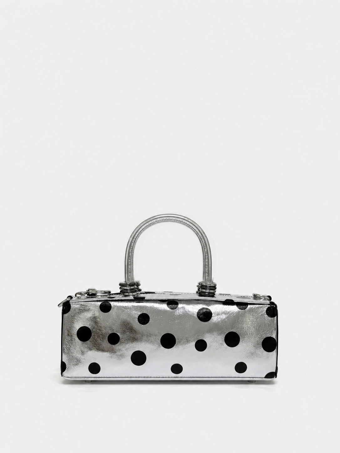 The Bar Structured Baguette · Silver Polka Dot