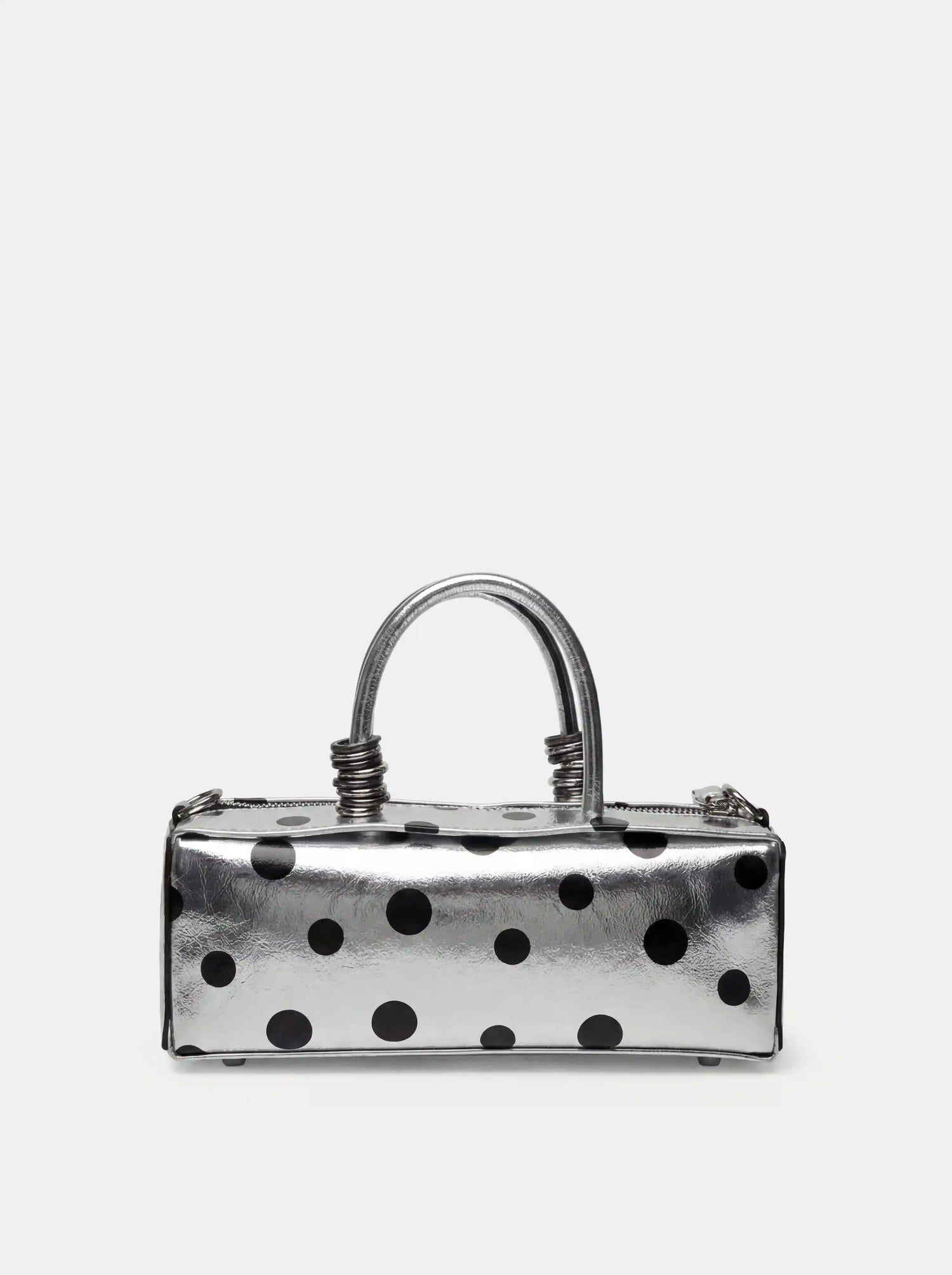The Bar Structured Baguette · Silver Polka Dot