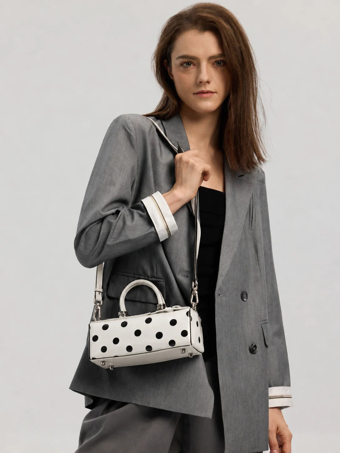 The Bar Structured Baguette · White Polka Dot
