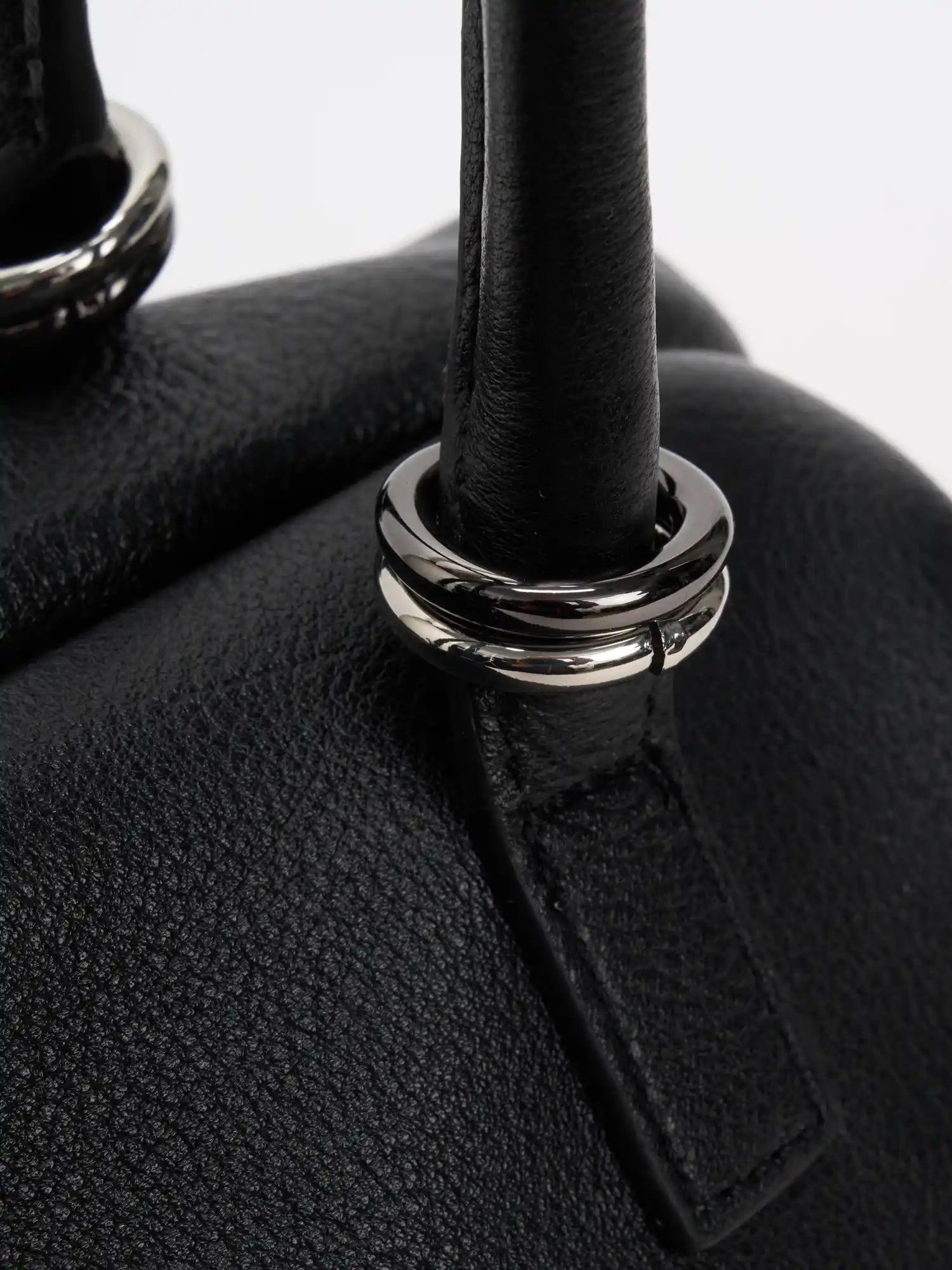 Polished ring hardware detail