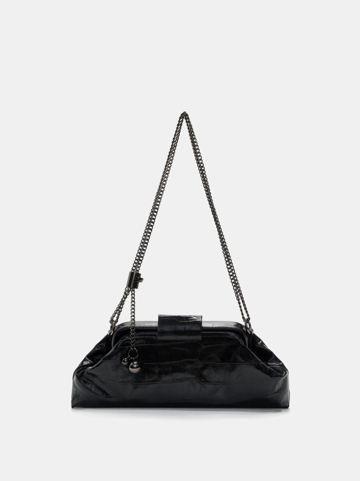 The Planet Chain Baguette - Black Croc