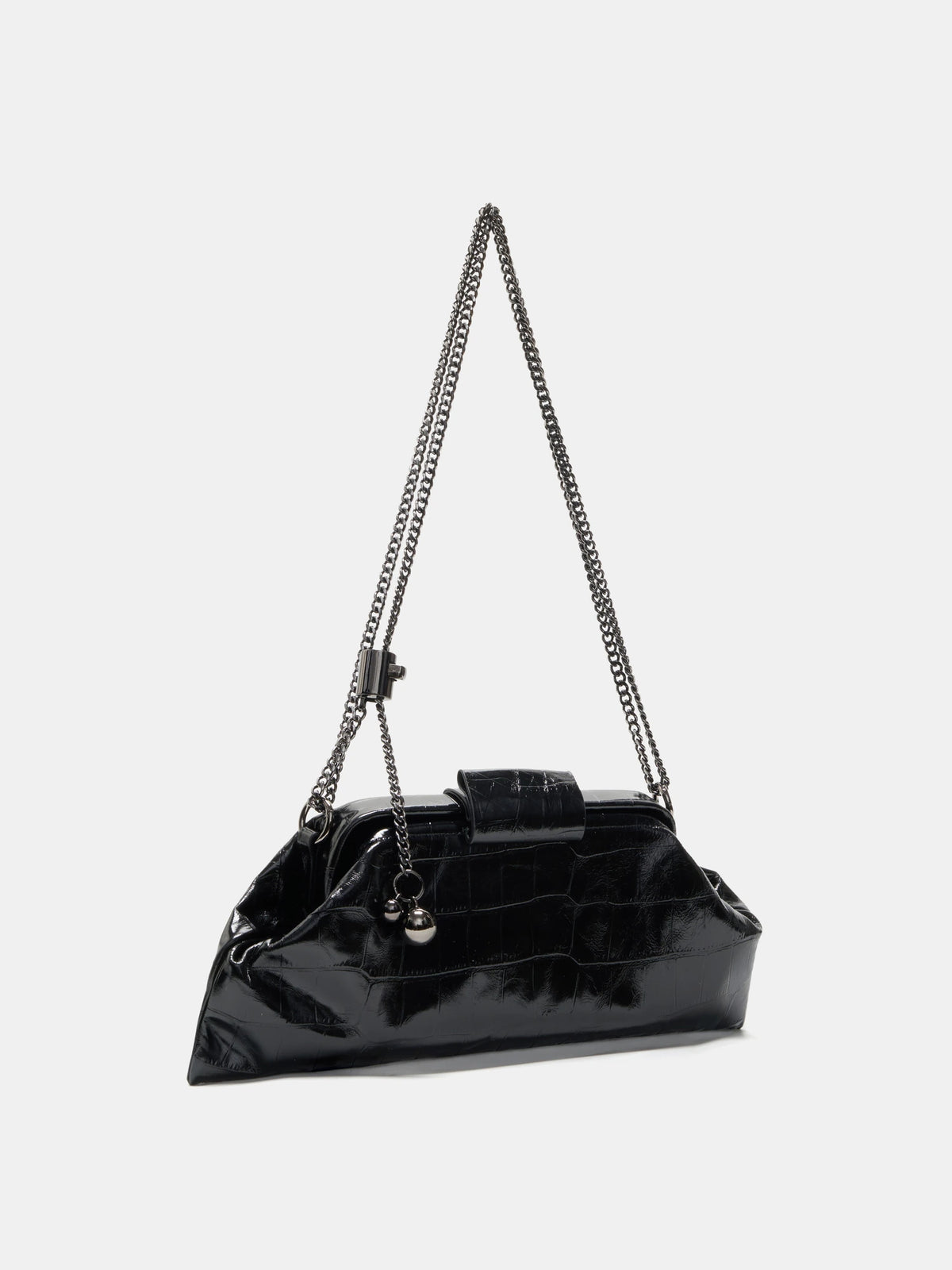 The Planet Chain Baguette - Black Croc