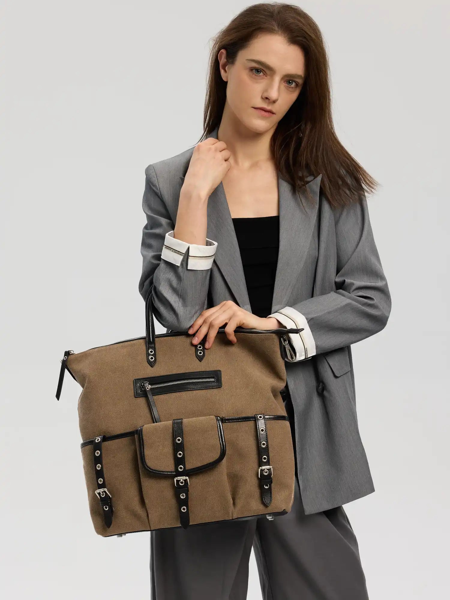 The Nomad-Utility Convertible Backpack · Dune Canvas