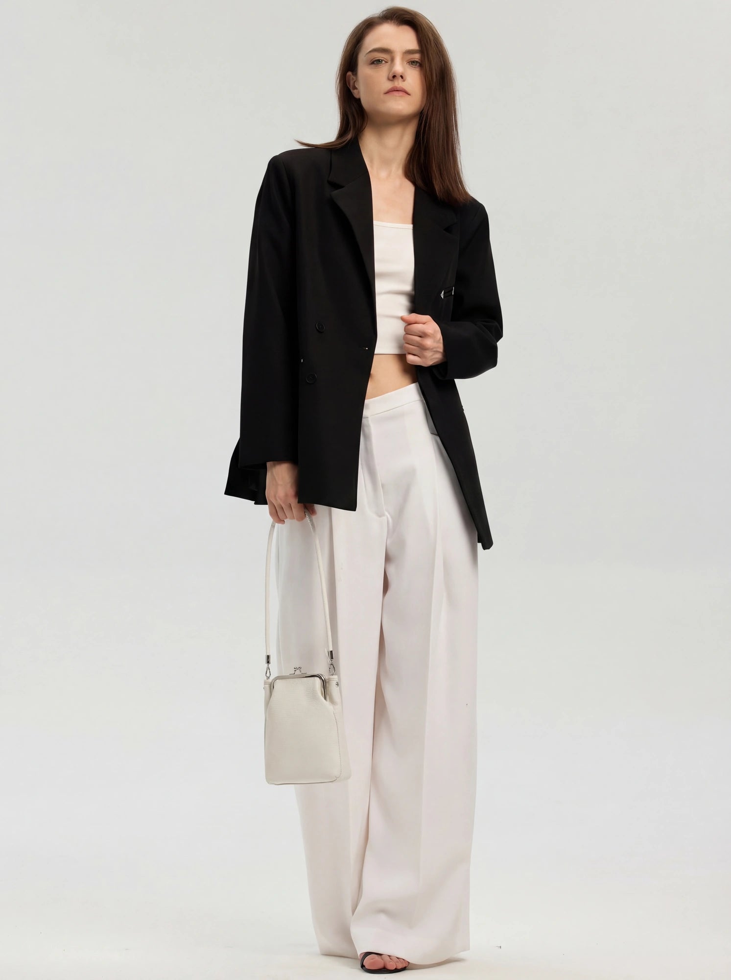 The Neo-Vintage Kiss-Lock Bag · Pearl White Snake